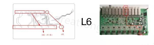 根據(jù)客戶端提供的信息，確認(rèn)為L6層光口8與芯片8之間的兩條差分阻抗線調(diào)試不通-深圳宏力捷