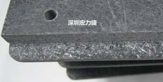 可加工性的合成石，可以用CNC洗出想要的形狀與機構(gòu)，可以媲美鋁合金