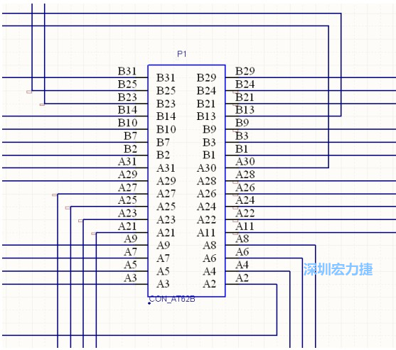 雙擊 1.SchDoc，文件可以被正常打開，下圖是其中的一部分：
