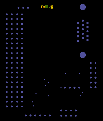 產(chǎn)生Drill File及 Map File 的Gerber 檔案，此會產(chǎn)生描述此PCB所用到的鉆孔的孔徑尺寸及鉆孔的座標(biāo)資訊。